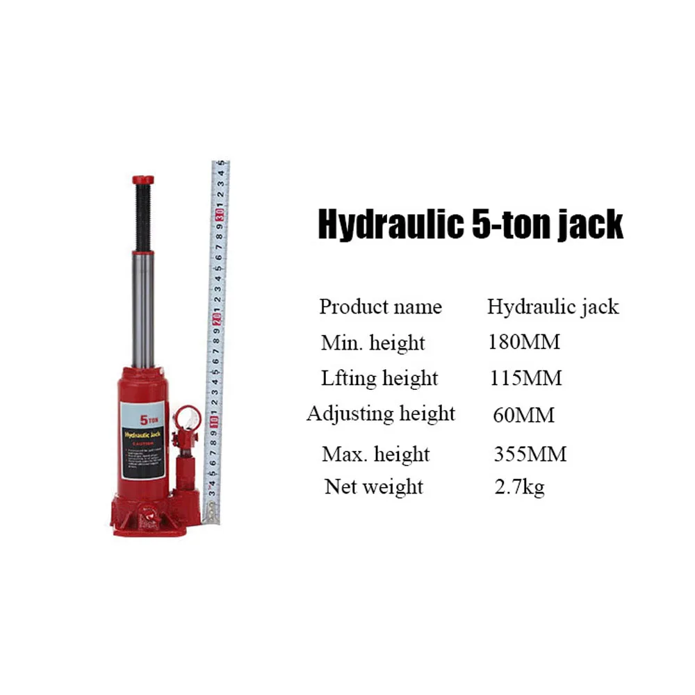 Otomotiv Jack taşınabilir Handcranked hidrolik kriko dikey kaldırma şişe Jack