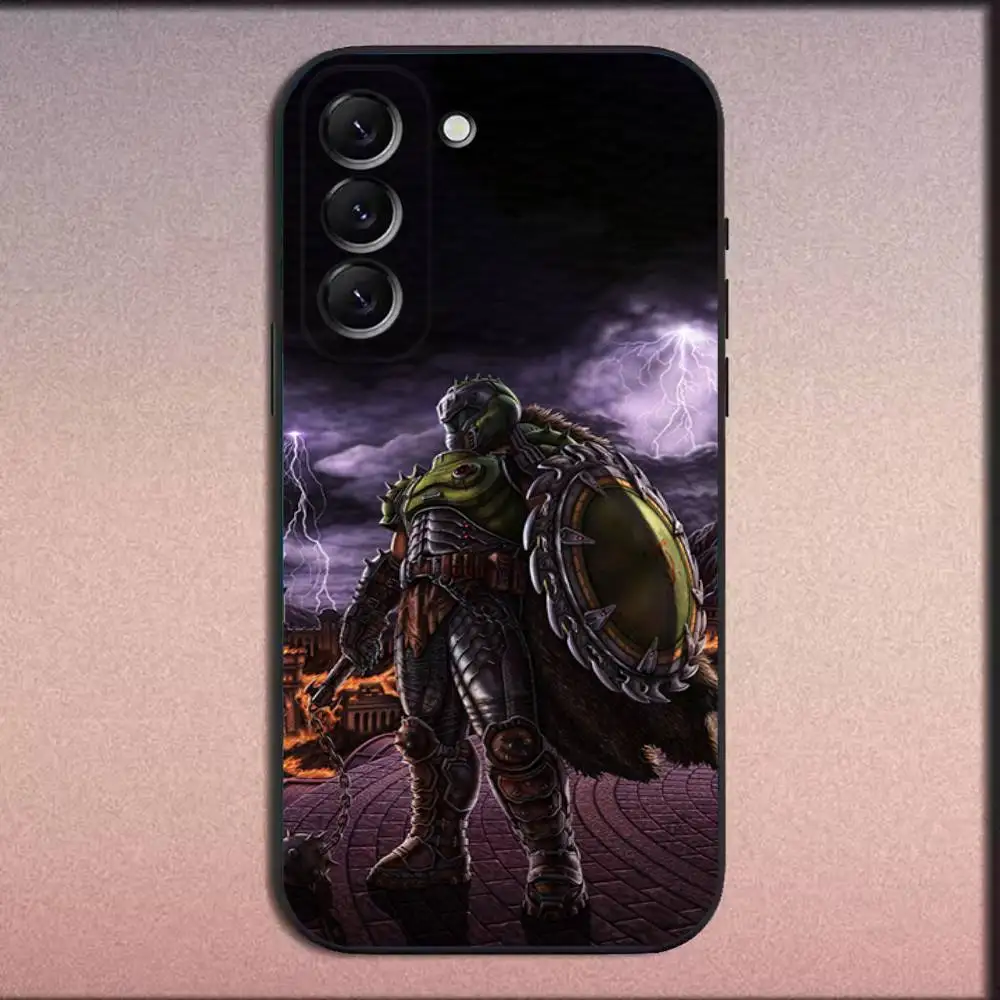 D-Doom The Dark Ages Phone Case For Samsung Galaxy A20,A21s,A22,A31,A32,A52,A53,A72,73,A80 Soft Black Cover