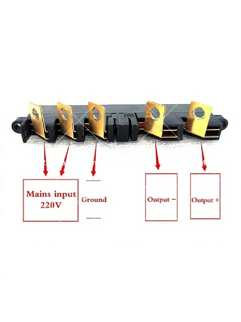 4pcs Power Module Tail Plug Input/Output Connector for APR48-3G APR48-ES NPR48-3G NPR48-ES