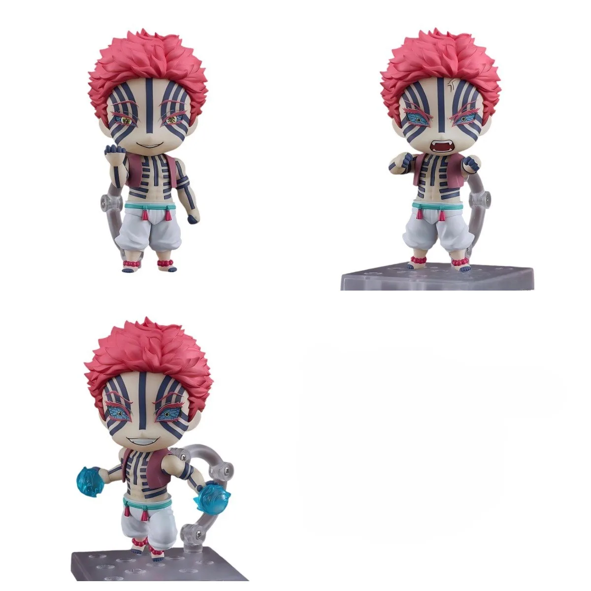 Anime Chibi Movable Nendoroid Akaza Swap Faces Figure Model Statue Car Desk Ornament PC Case Cartoon Collectible Decor Toy Gift