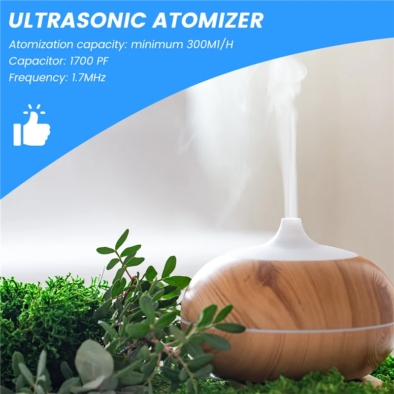 5 шт. 16 мм 1,7 МГц ультразвуковой датчик тумана, детали увлажнителя, распылительная головка