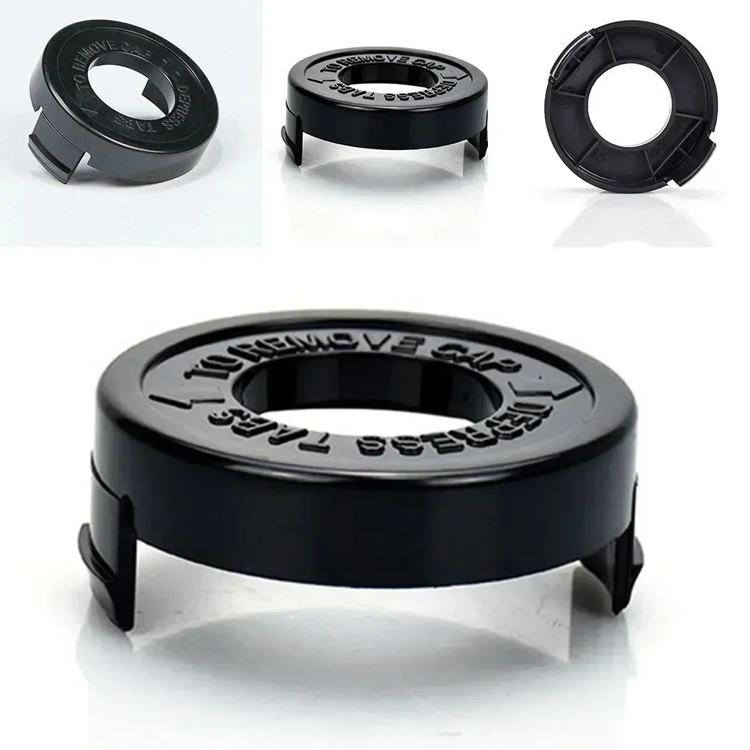 Tappo di copertura della bobina del tagliabordi per Black & Decker GLC12 GL250 GL360 Coperture della bobina in ABS Pezzi di ricambio per decespugliatore Attrezzo da giardino
