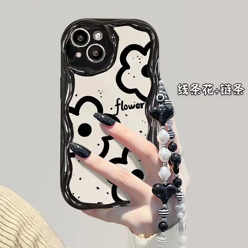 Line Flower Phone C… - image