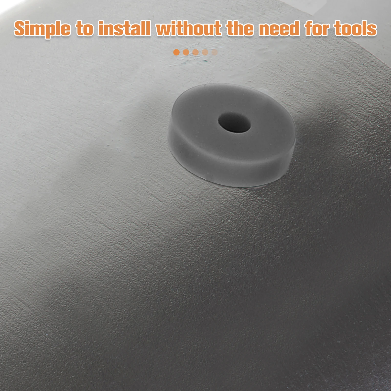 

50pcs Silicone Door Bumpers Dust Plug Shock Absorbing Anti-Collision Window Stopper Cable Management Easy Install Protective