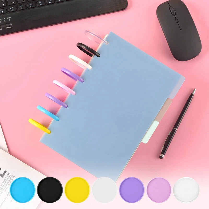 Discbound Expansion Discs Colored Binder Rings Book Binding Discbound Expansion Discs For Notebooks Planner Scrapbooking Durable