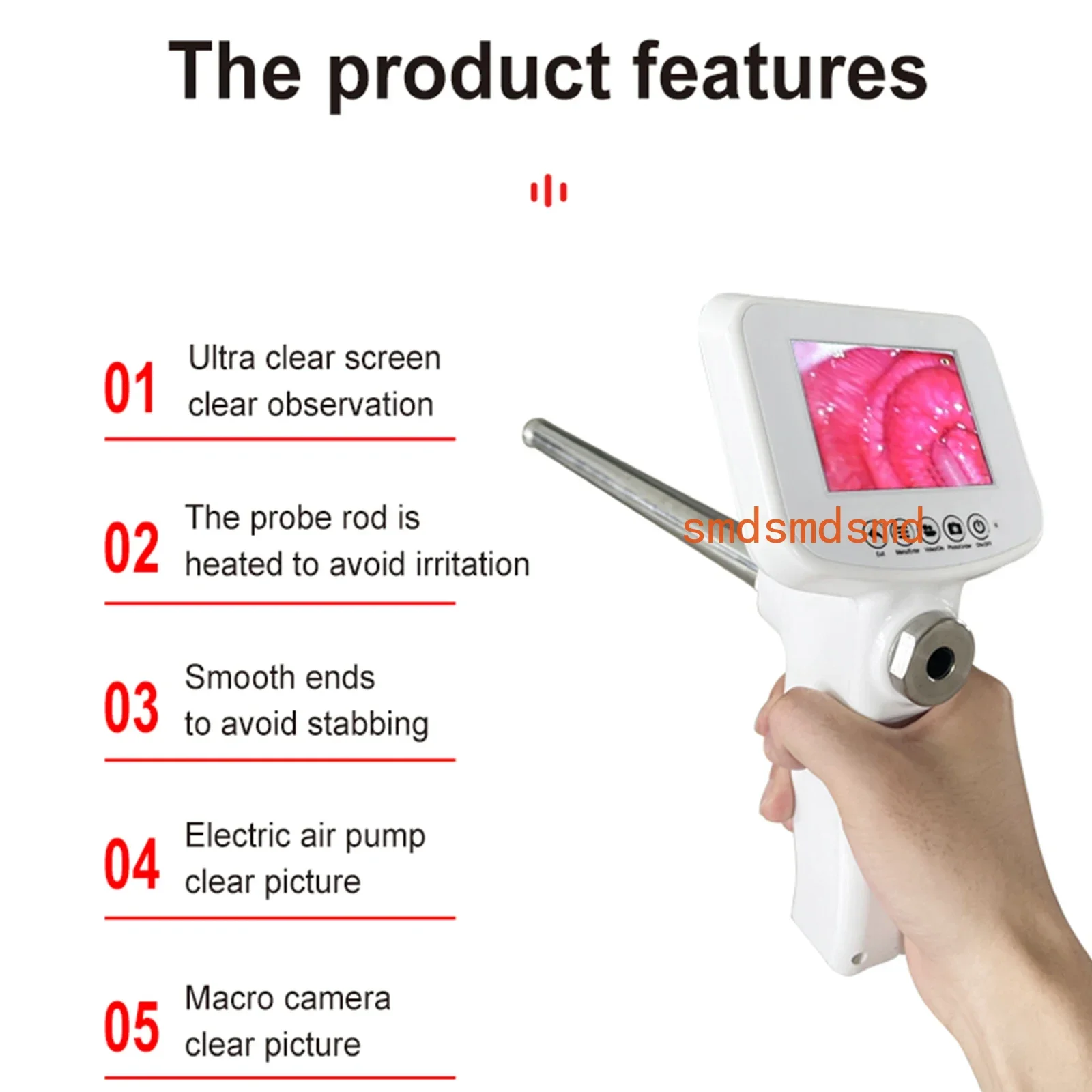 Cow Artificial Insemination Vision Endoscope Sperm Artificial Intelligence Gun Tool Veterinary Feeding Tools Horse Cattle Farm