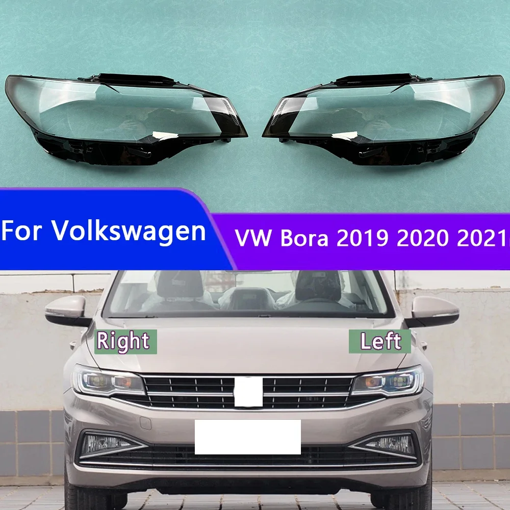 

For Volkswagen VW Bora 2019 2020 2021 Transparent Headlight Cover Lampshade Lamp Lens Shell Headlamp Housing Plexiglass