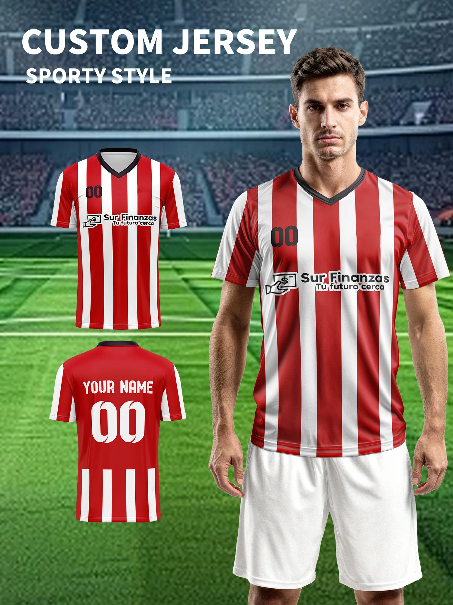 

Персонализированная футбольная форма, футболка с именем и номером, подарок для команды, футбольная форма для турниров на заказ.