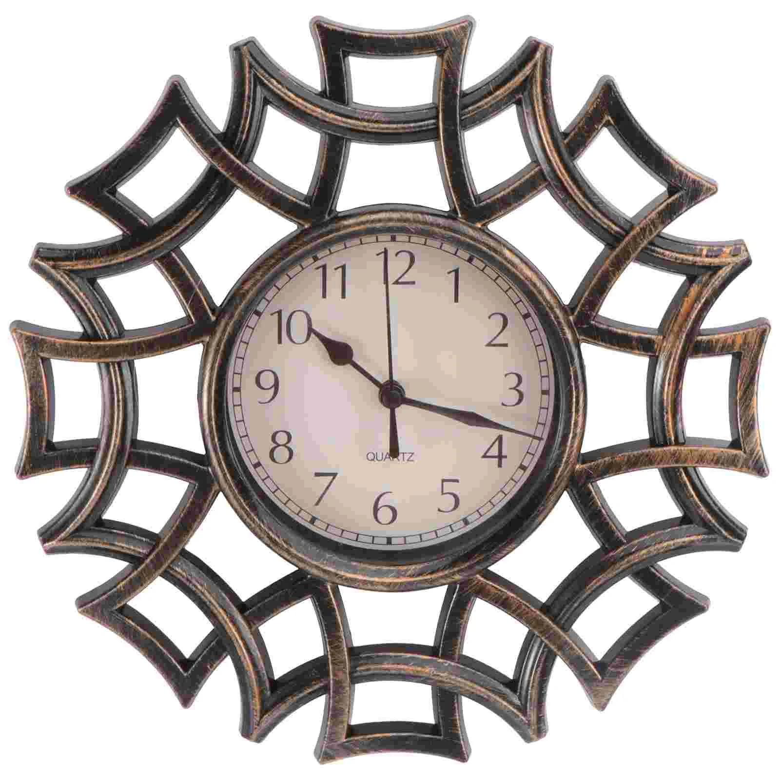 

Rural Office Vintage Wall Clock Operated Indoor Clocks Living Room Decorative