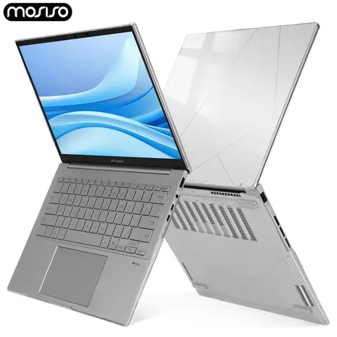 Capa para Laptop Asus ZenBook 14 polegadas UX3405M UX3405C 2026 2025 2024, Capa Protetora de Plástico Rígido Transparente