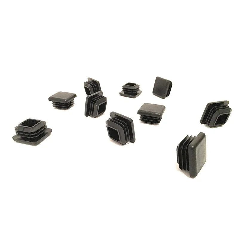 10/50/10pcs Plastic Square Plug For Steel Pipe 20/25mm Tube Plug Caps For Living Room Furniture Bed Fame Hole Cap - Image 4