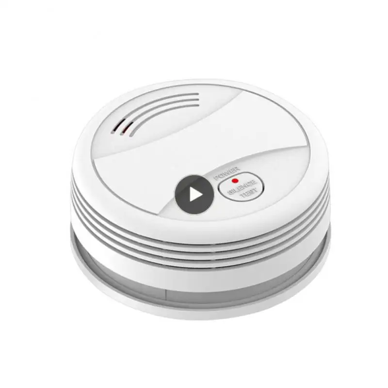 Wifi Smoke Alarm Pressing 80db App Notification Timing Red Led Flash Support Alexa Home Ifttt Smoke Detector Smart Life