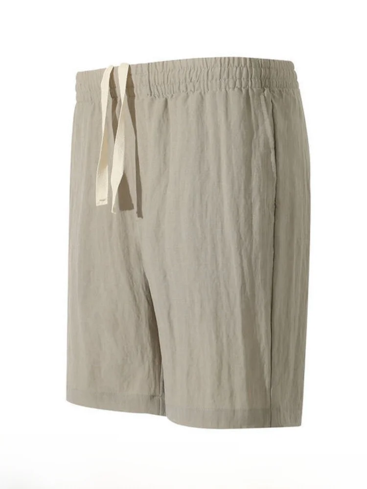 pantalones-cortos-casuales-transpirables-para-hombre-estilo-urbano-de-verano-corte-estandar-lino-lavado-sensacion-fresca-ligeros