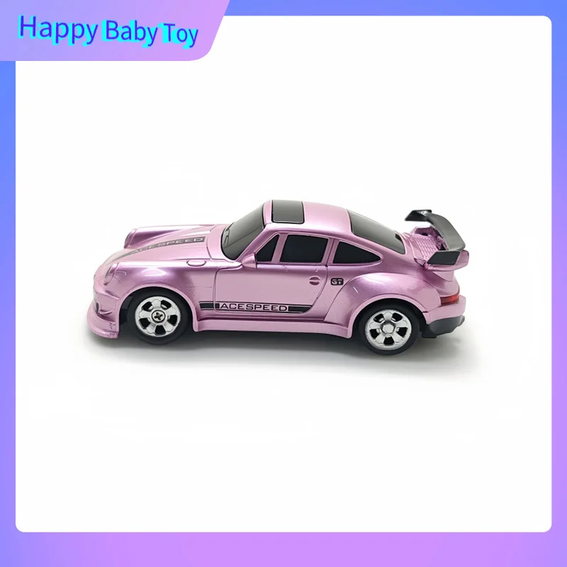 1:64 Wireless Rc  Four-Wheel Drive Desktop Drift Car Racing Gears Advance Car Model Ornament Children'S Electric Toys Gift