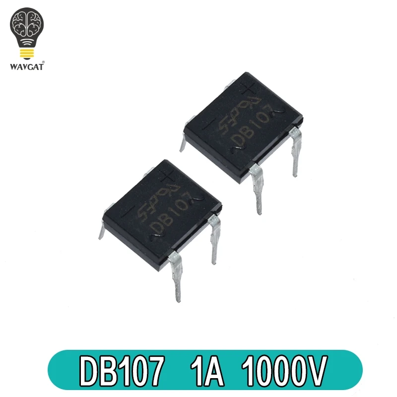 DB107 DB107S MB10M MB10S 1A1000V DIP-4 SOP-4 Новый Оригинальный Однофазный Диодный Мостовой Выпрямитель