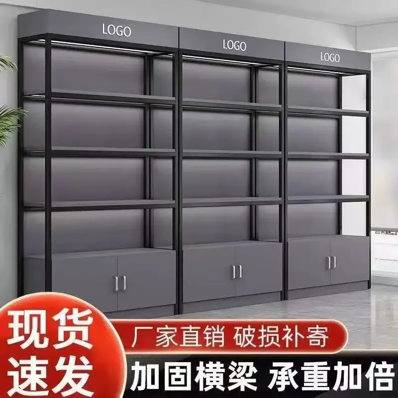Customized shelf display cabinet display cosmetics shelf products tobacco and alcohol samples beauty salon supermarket