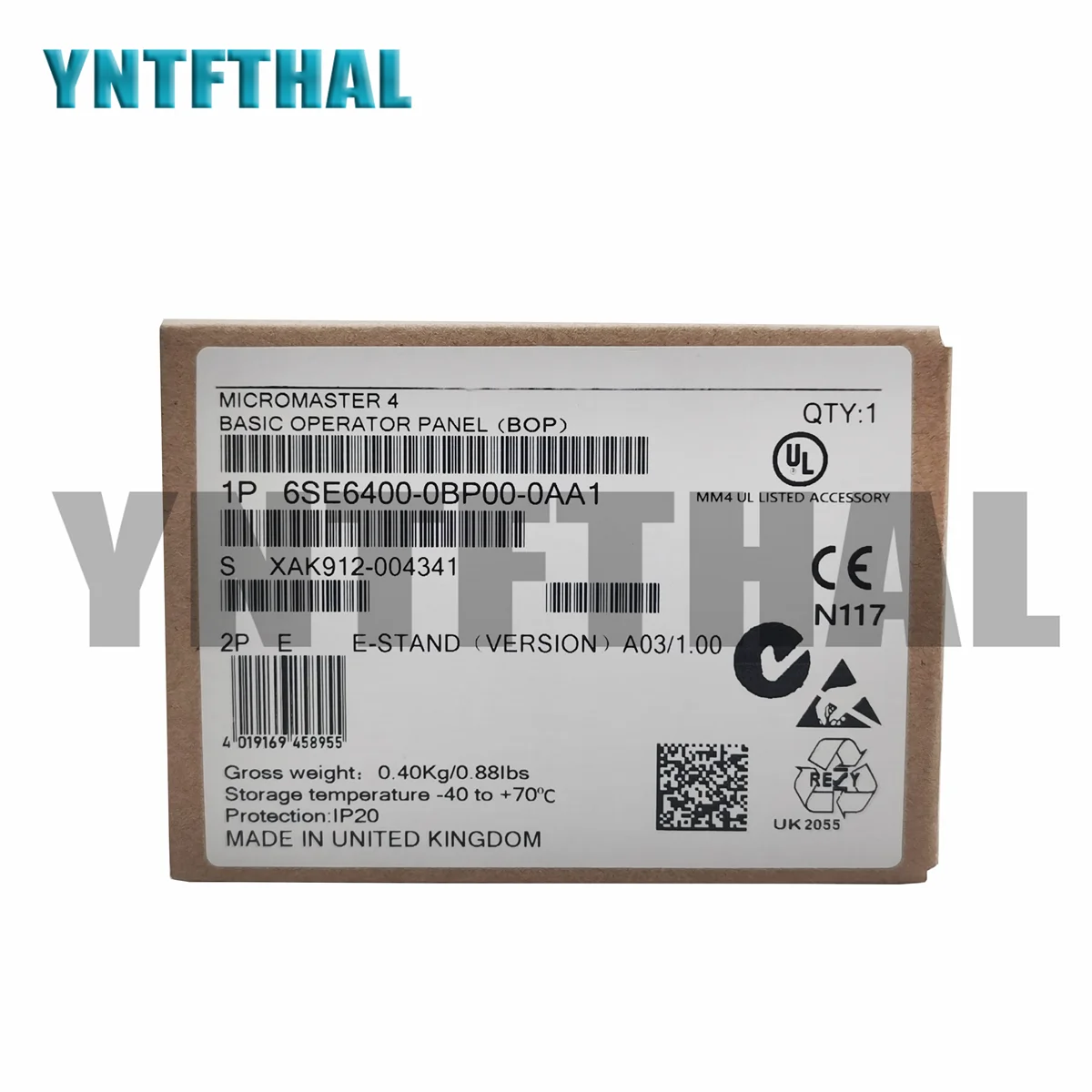

New Original 6SE6400-0BP00-0AA1 6SE6 400-0BP00-0AA1 Operation Panel