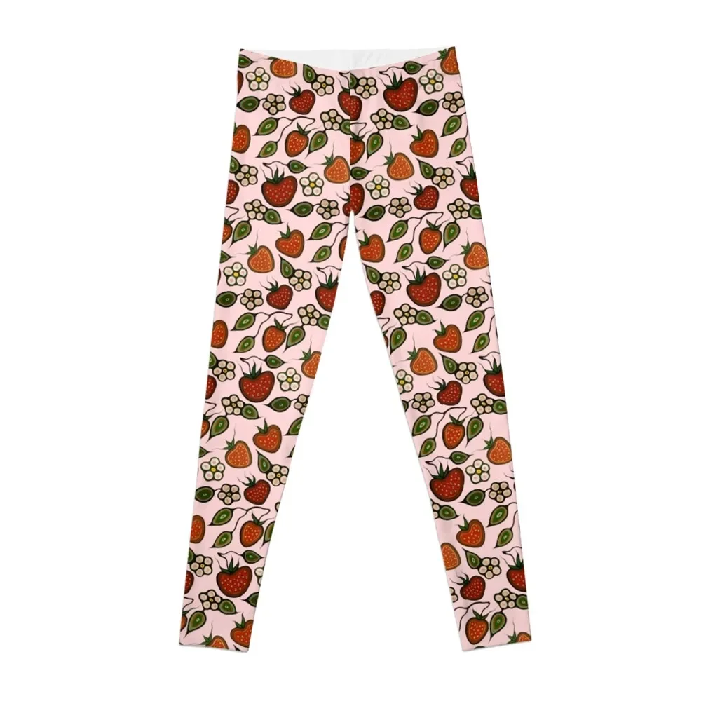 

Heart berry print Leggings push up fitness Women's trousers legging pants raises butt Womens Leggings