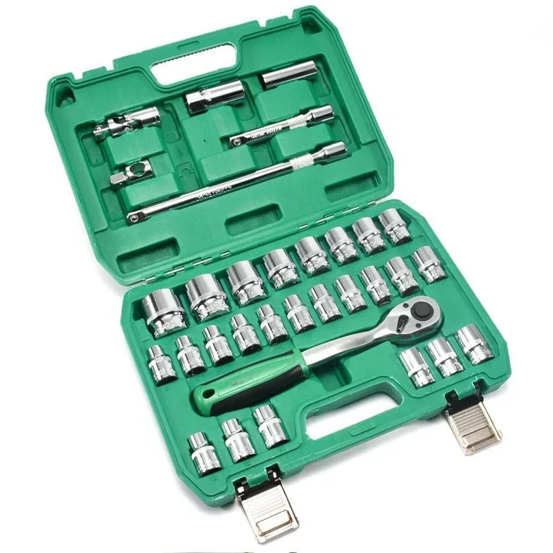 

Wholesale Custom Auto Repair Tool Professional Household Socket Spanner Wrench Set Car Tools