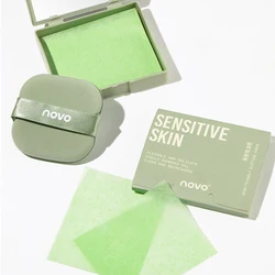 100 Sheets Portable Face Oil Absorbing Paper With Mirror Case Beauty Woman Facial Care Paper Absorbs Facial Fat Beauty