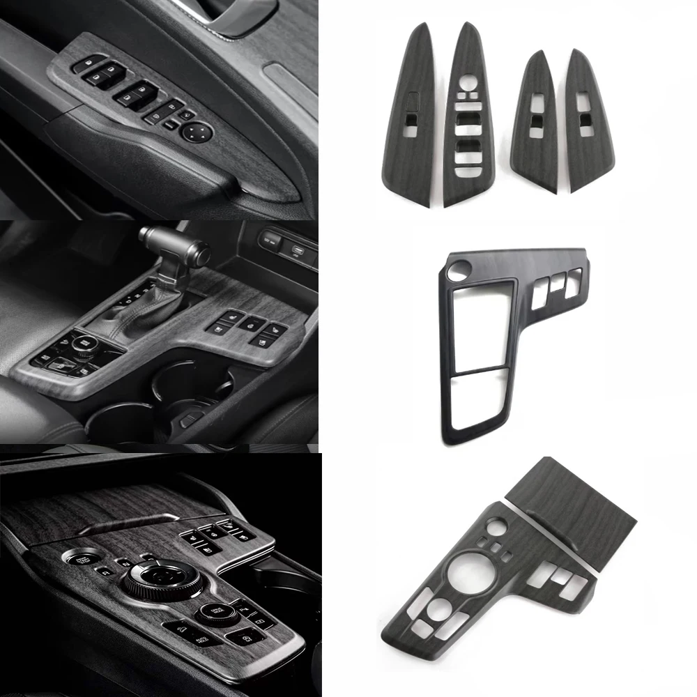 

For Kia Sportage NQ5 2022 2023 ABS peach wood Center Console Hybrid GAS Gear Shift Panel Cover Window Lift Switch Cover Trim