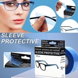 200ps/Box Disposable Glasses Leg Sleeves Cover Barber Hair Dye Tools Hair Coloring Styling Tool Eyeglasses Protector Accessory