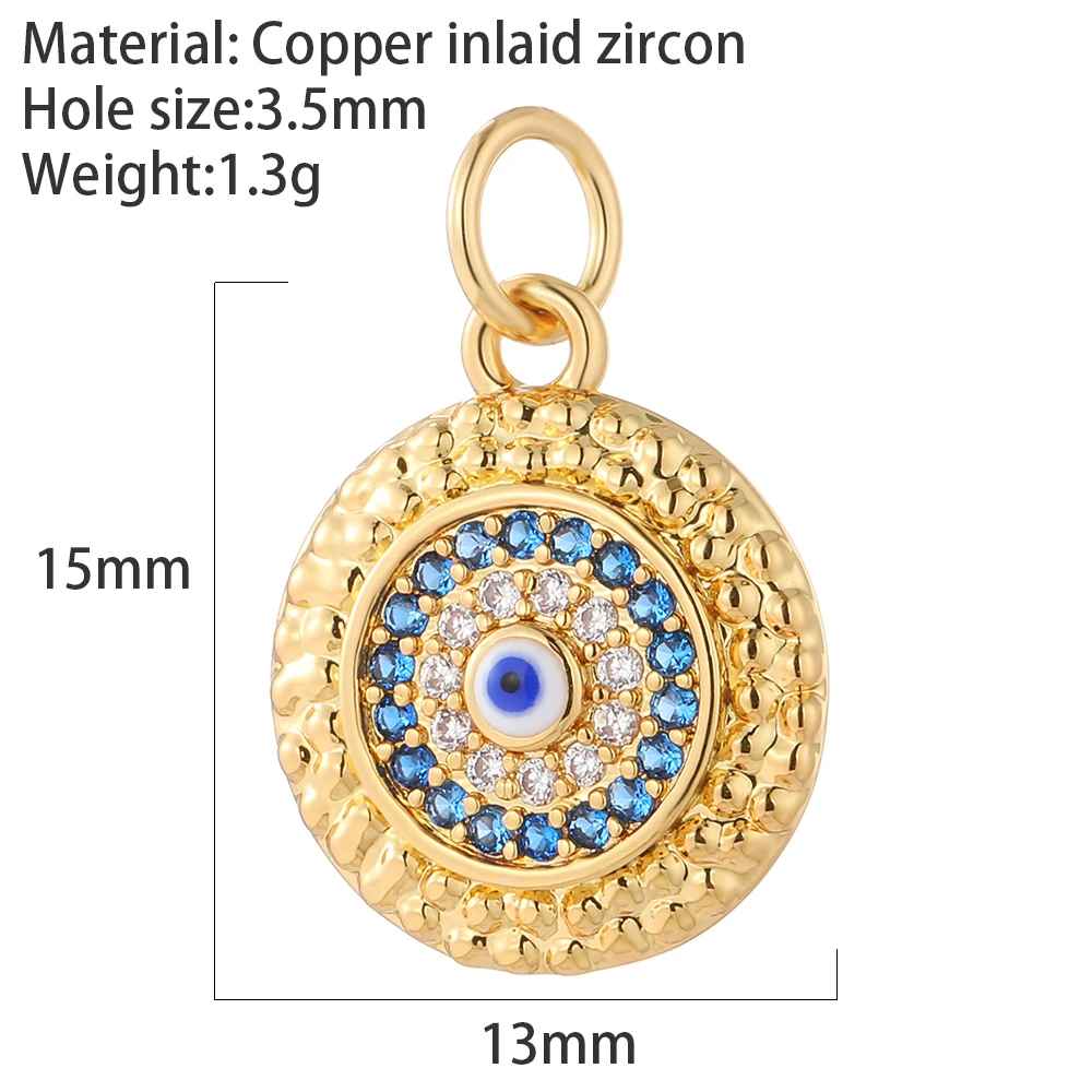 Heart Pendant Charms for Necklace Bracelet for Jewelry Making Supplies Stainless Steel Geometry Rectangle Gold Color Pendant