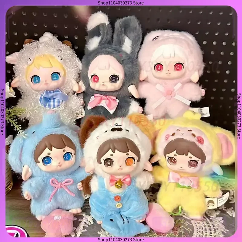 Genuine Ruby Happy Fluffy Series Blind Box Kawaii Ruby Vinyl Face Doll Mystery Box Action Figure Customized Pendant Doll Gift