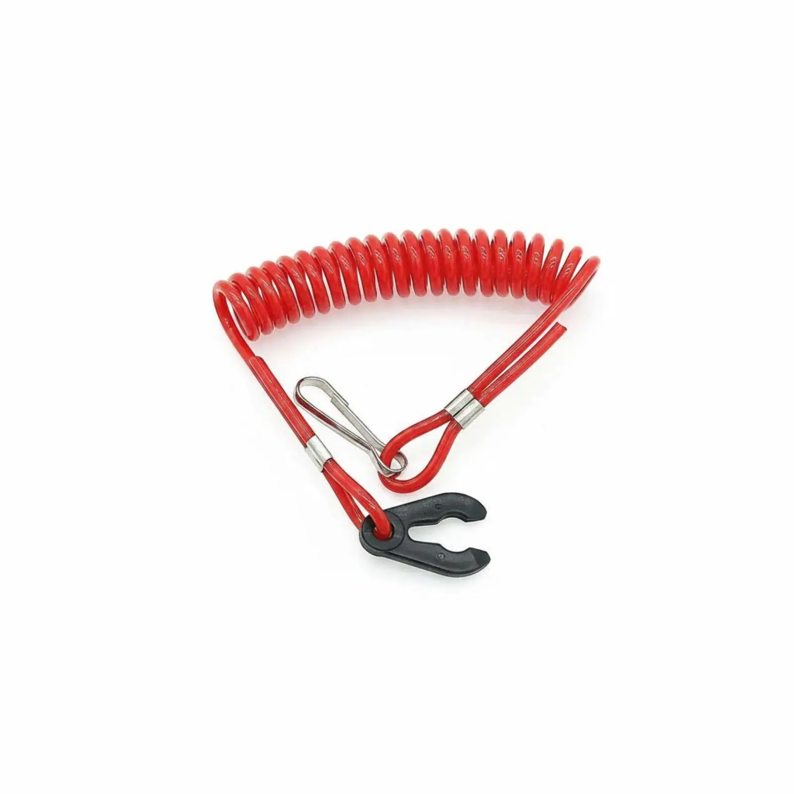 Engine Cutoff Rope Safety Lanyard Quick Release Outboard Kill Switch Stop Cord for Boat Motor Use