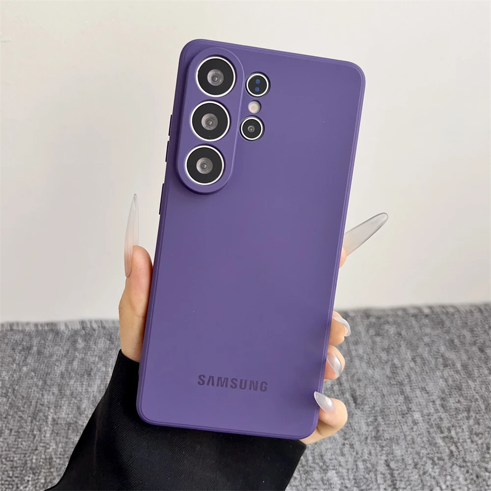 Stoßfeste, flüssige Silikon-Softhülle für Samsung Galaxy A51 A14 A15 A16 A17 A22 A23 A55 A56 A53 A72 A73 A26 A35 Offizielle matte Hülle – Detail 18