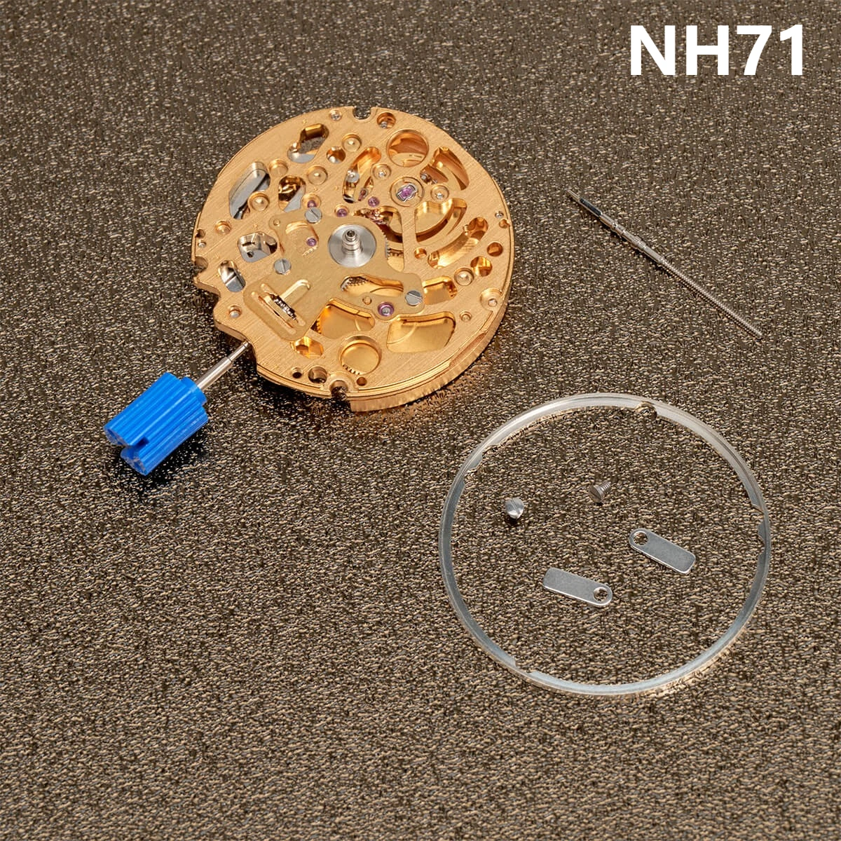 Originele NH70 NH71 NH72 Hoge Nauwkeurigheid Geskeletoniseerde Beweging Automatische Zelfopwindende 24 juwelen Mechanisme Modificatie Onderdelen