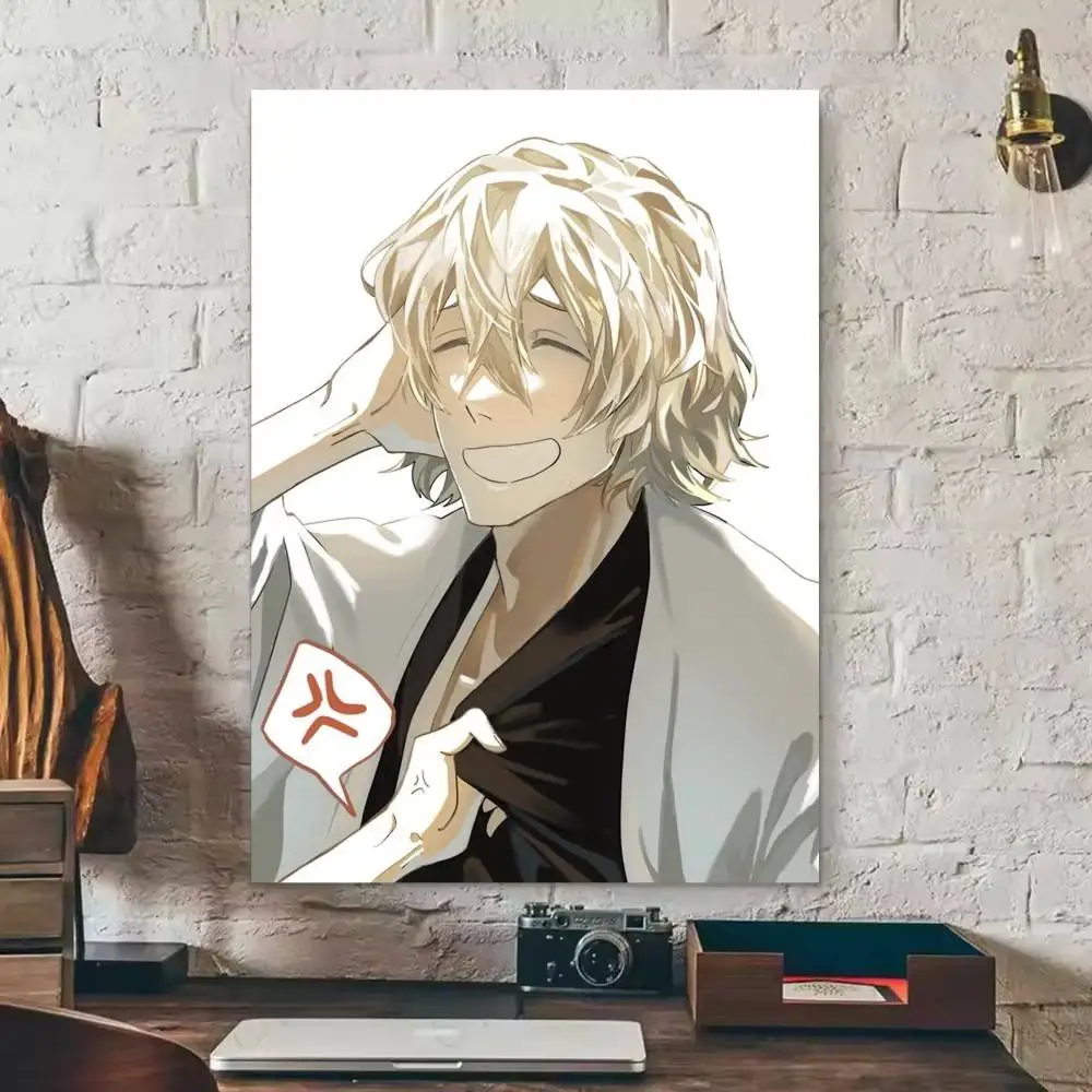 Urahara Kisuke BLEACH Anime   Poster Waterproof HD Art Wall Decal Self-Adhesive Print