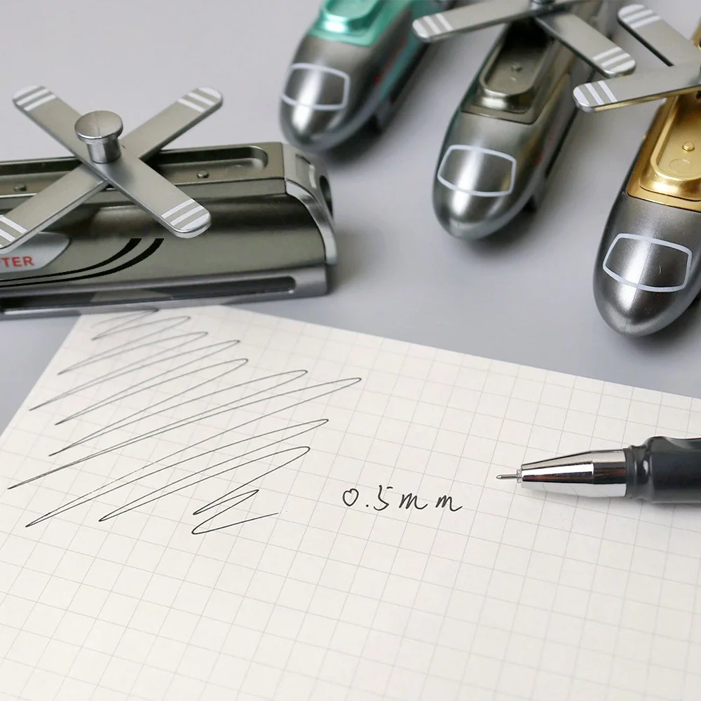 1pc Model Pen: Car Missile / Fighter Jet / Helicopter Design Signing Pen, Ballpoint Pen, Stress Relief Pen, Simulated Model Pen