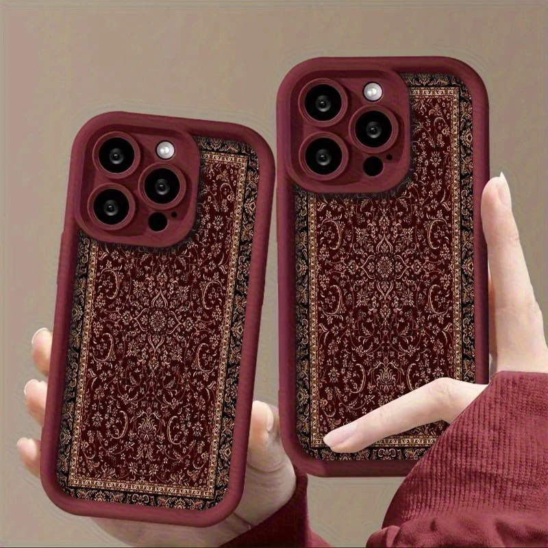 Vintage Exotic Pattern Phone Case for Samsung Galaxy S26 S25 S24 S23 S22 S21 S20 Plus Ultra A73 A72 A52 A32 A25 A15 Cover