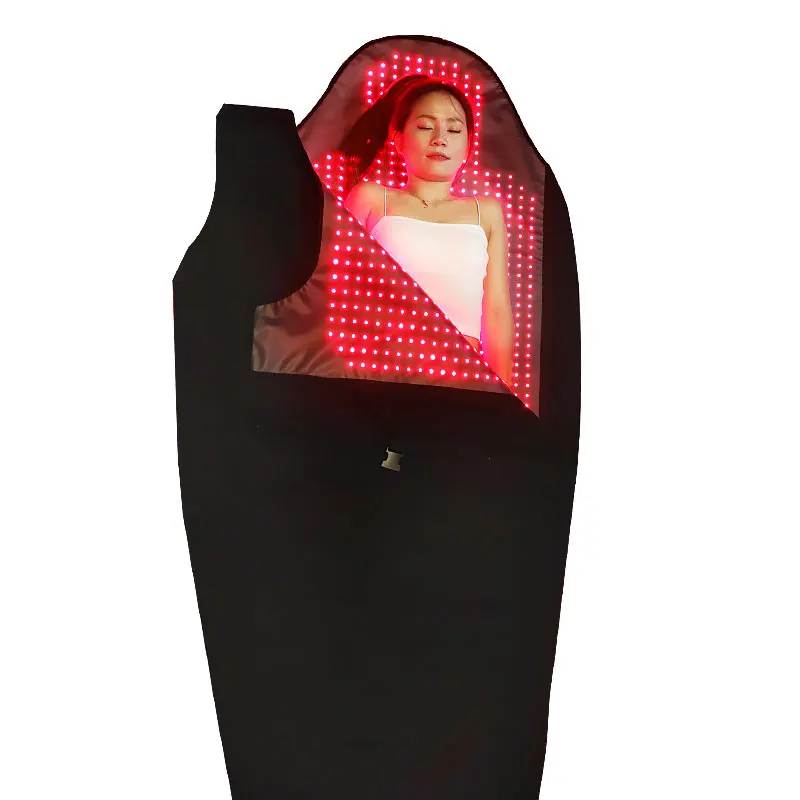 

Hot selling：Factory Price Full Body Red Light Wrap for Pain Relief LED Light Bag 660nm 850nm Red Light Therapy Sleeping Bag