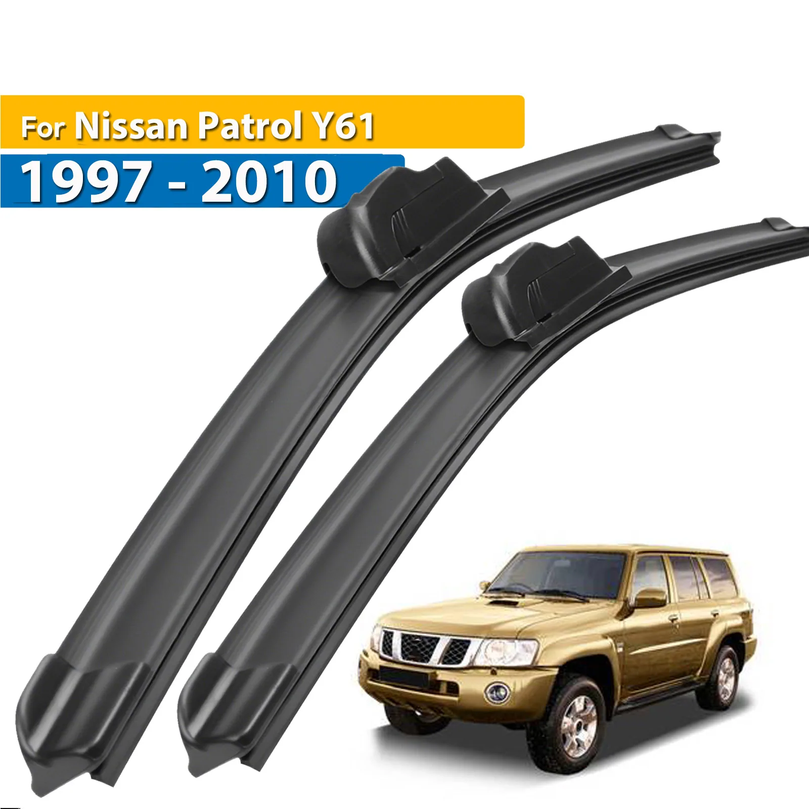 

Erick's Wiper LHD Front Wiper Blades For Nissan Patrol Y61 1997 - 2010 Windshield Windscreen Window Car Rain Brushes 20"+19"