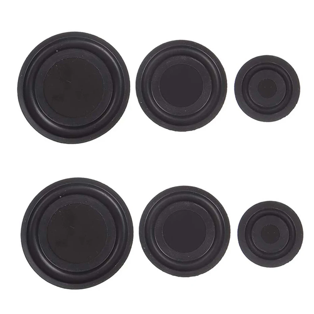50mm 2pcs Home Theater Subwoofer Speaker 30mm Repair Kit Passive Radiator Speaker Vibration Membrane Woofers Bass Rubber