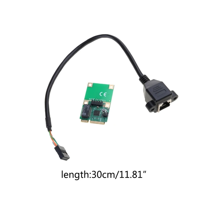 Karta sieciowa DN59 Mini Pci-e Karta adaptera Gigabit Ethernet RJ45 10/100/1000Mbps