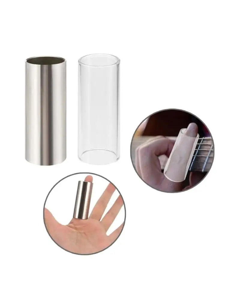 

Guitar Bass Stringed Instrument Stainless Guitar Slide Finger and Knuckles Slide