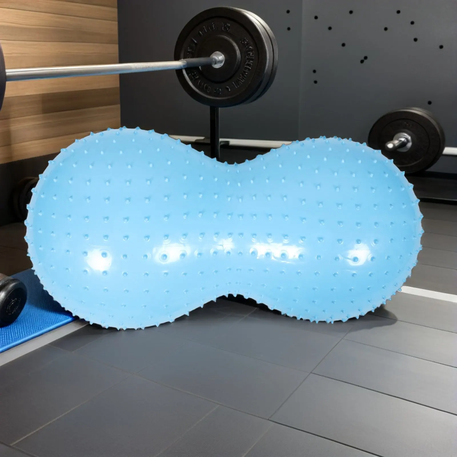 Exercise Peanut Yoga Ball Pregnancy Pilates Balance Inflatable Core Strength Workout Massage Roller Fitness Ball 35.4x17.8 Inch