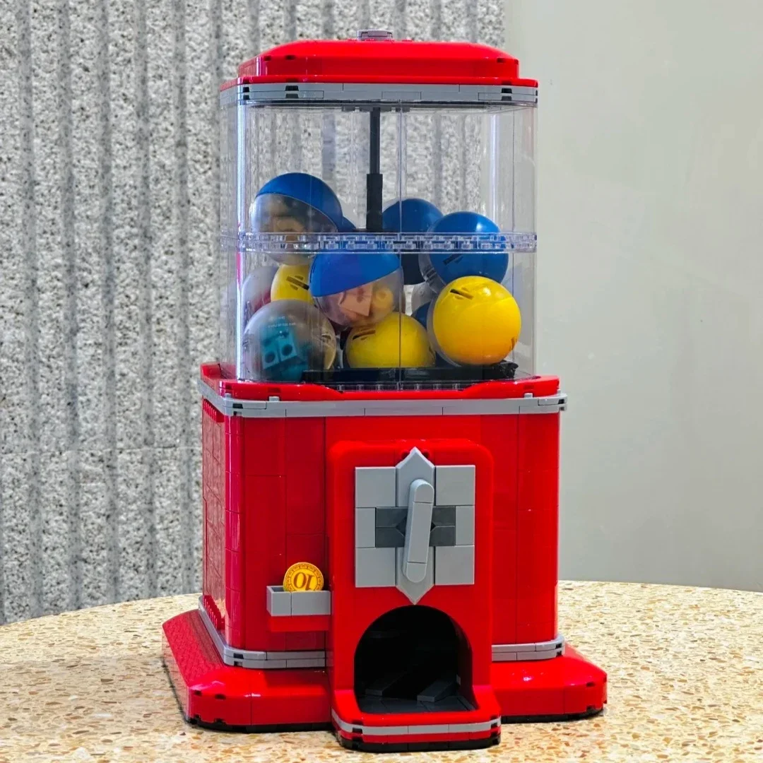 

2025 New Creative Ideas Vending Machine Set Legoing 21358 Building Blocks Coin Operated Play Game Brick Toys Gifts 1343pcs
