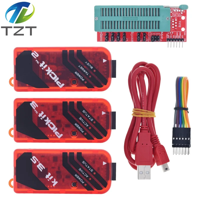 PICKit2 PICKIT3 PICKit3.5 Programmer + PIC ICD2 PICKit 2 PICKIT 3 PICKIT 3.5 Programming Adapter Universal Programmer Seat image 4