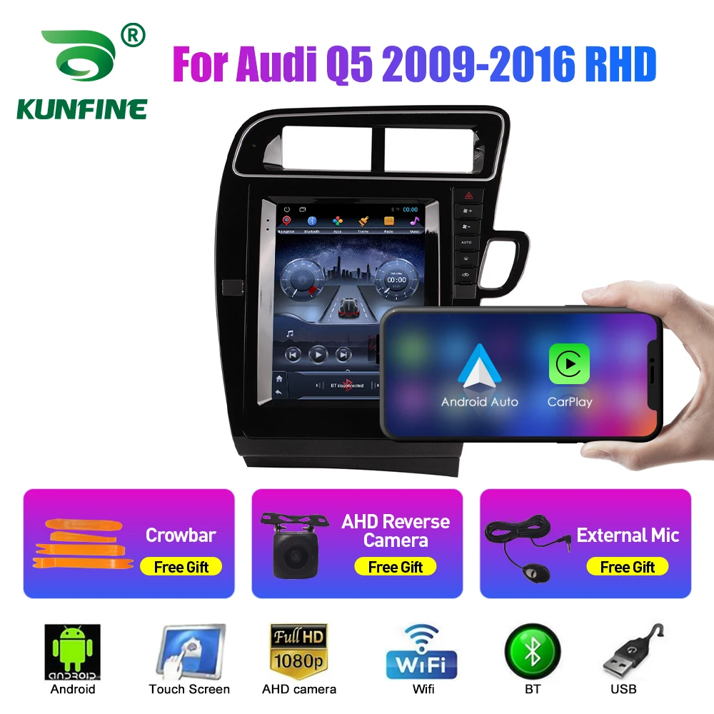 

Автомобильный радиоприемник 9,7 дюйма Tesla Style 2 Din Android для Audi Q5 2009-2016 RHD стерео автомобильный мультимедийный видеоплеер DVD GPS навигация