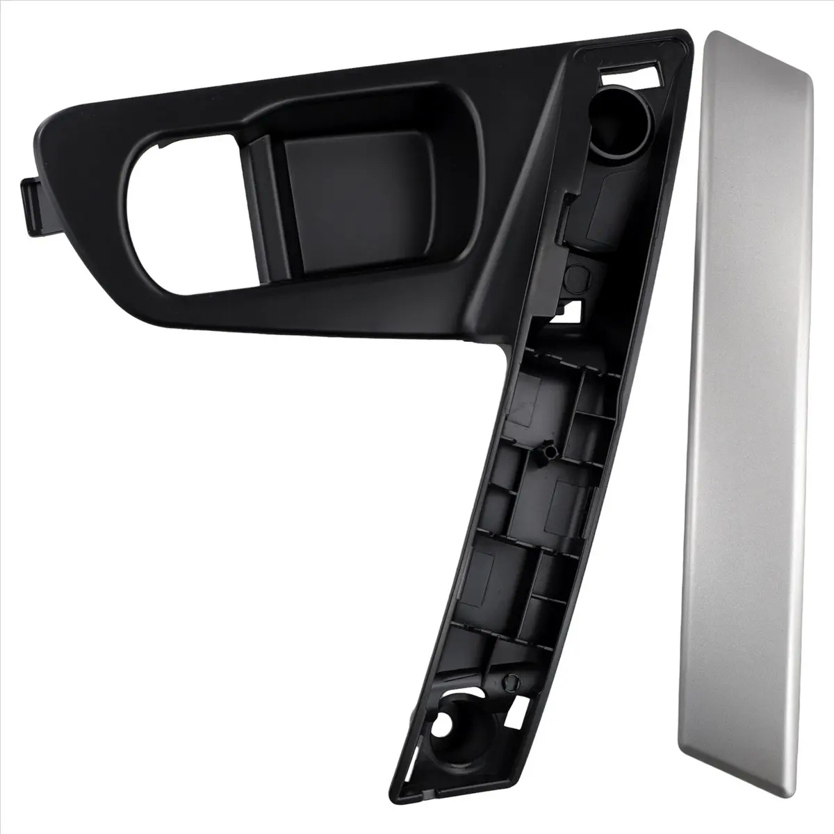 Compatible Car Front Left Inside Door Handles Cover Base with Door Armrest Strips for J10 80945-JE50A 80951-JE20A
