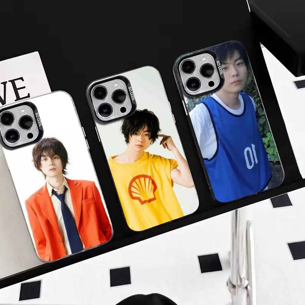 

Masaki Suda-Handsome-Japanese actress Phone Case For iPhone 17,16,15,14,13,12,11 Plus,Pro Max,XS,Colorful Silver Black Cover