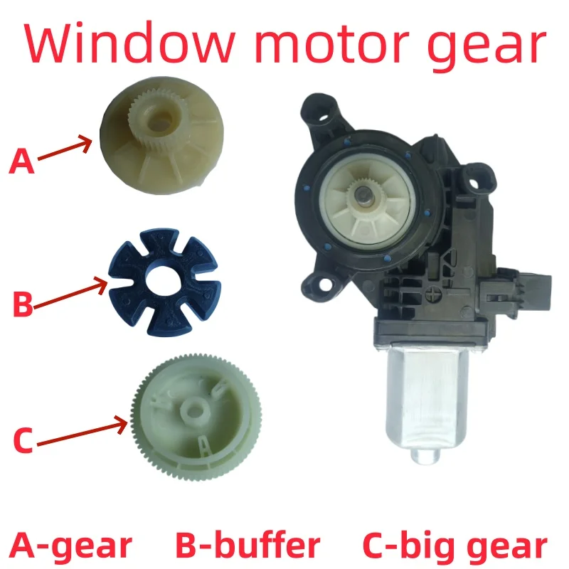 For Volkswagen POLO Jetta Passat Touareg Beetle Magotan For Skoda Fabia Rapid Window Regulator Glass  Motor Repair Gear Kit ﻿
