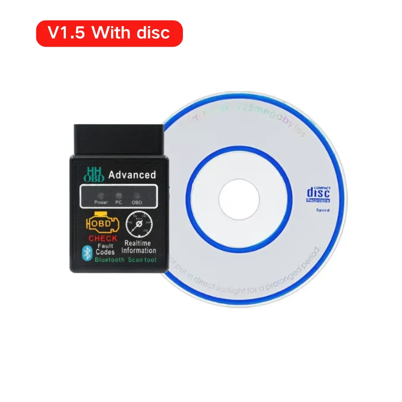 Bluetooth ELM327 OBD2 Auto Code Reader Scanner V1.5 Foutdetector Check Engine Automotive Diagnostic Tools Voor iOS/Android/PC