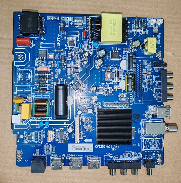 

CV9256-A55 Three in one WiFi network TV motherboard for 120--139V 590MA