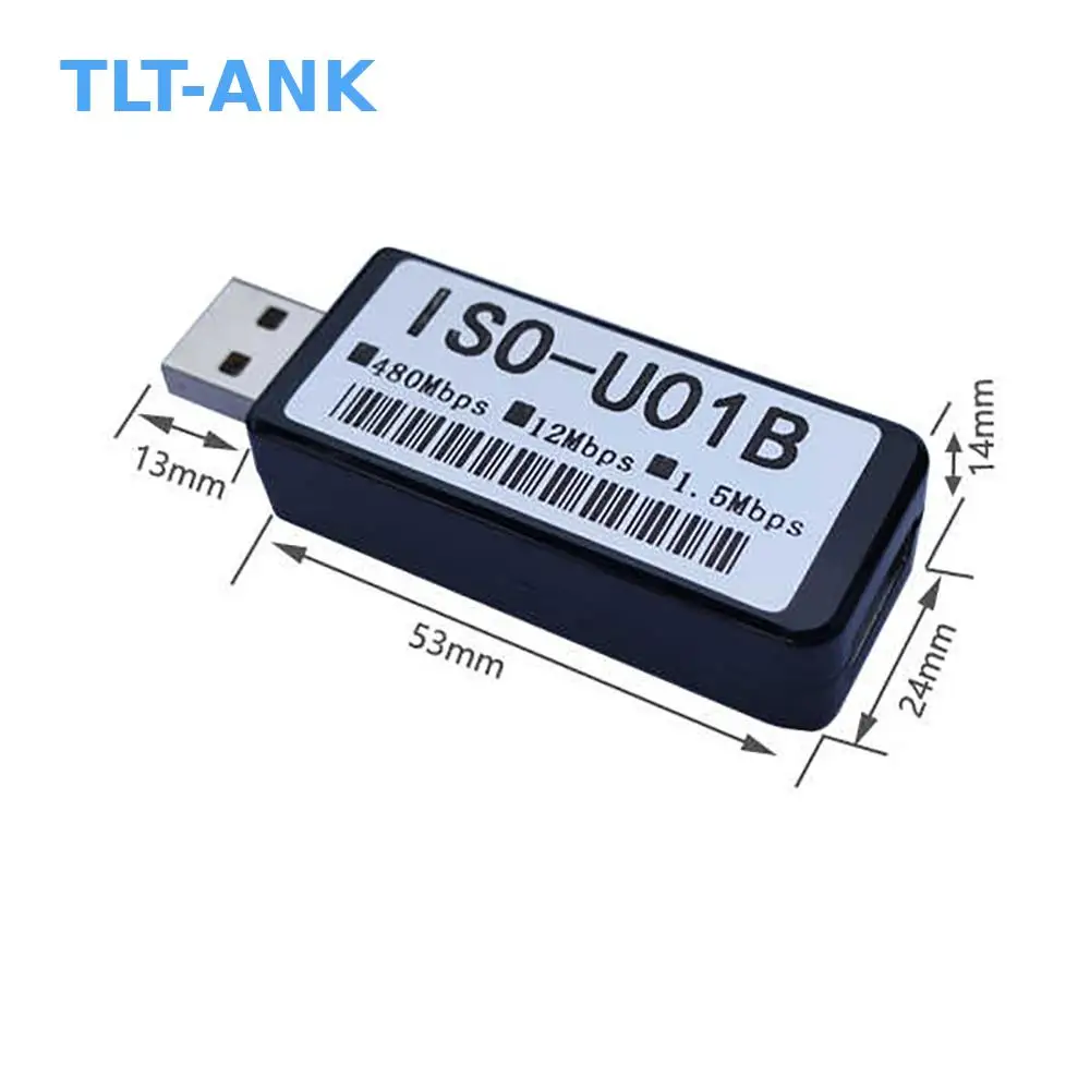 USB 2.0 High Speed Isolator 480Mbps Isolation Protected USB Port DAC Decoder Audio Eliminates Current Sound Sound Card ADUM3165