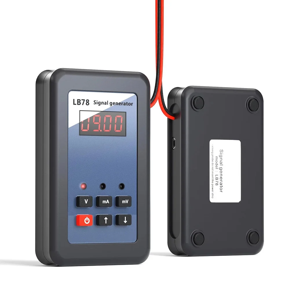 Portable LB78 Signal Generator for Industrial Calibration 4-20mA 0-10V mV Output ABS Metal Housing 108x66x20mm